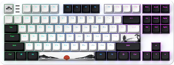 Gaming Keyboard Dark Project ALU87 Fuji II US/UA ...