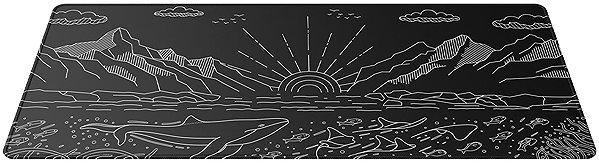 Mouse Pad Dark Project Gaming Mousepad, Terra Nostra Black, XL ...