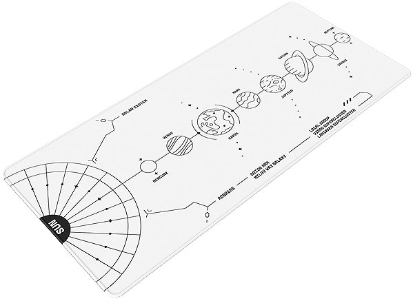 Mauspad Dark Project Gaming Mousepad, Terra Nova White, XL ...