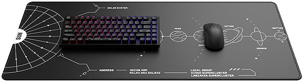Mouse Pad Dark Project Gaming Mousepad, Terra Nova Black, XL ...