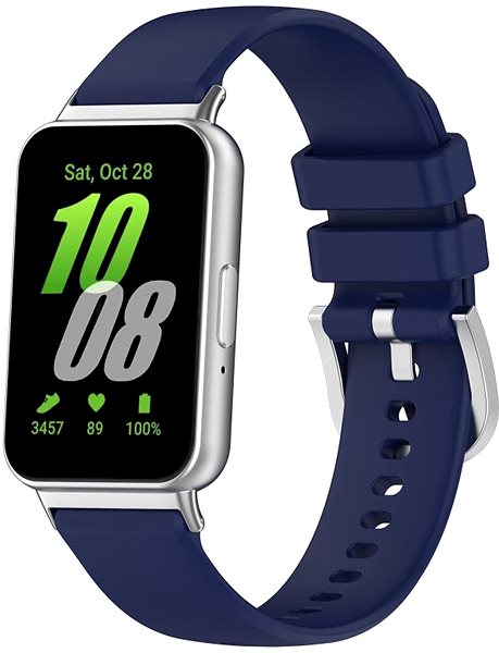 Armband Drakero Silikon für Samsung Galaxy Fit 3 dunkelblau ...
