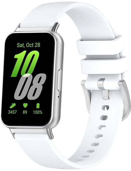 Armband Drakero Silikon für Samsung Galaxy Fit 3 weiß ...
