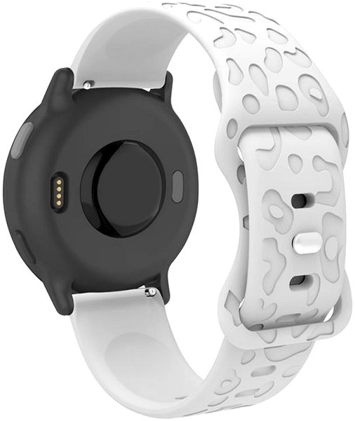 Armband Drakero Silikon Sculpty für 18mm Quick Release Weiß ...