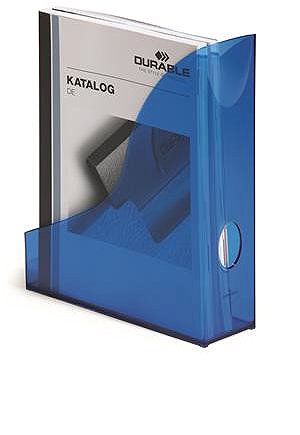 Zeitschriftenständer DURABLE Basic A4 transparent blau ...