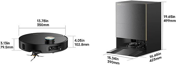 Robotický vysavač Dreame X60 Ultra Complete Černý ...