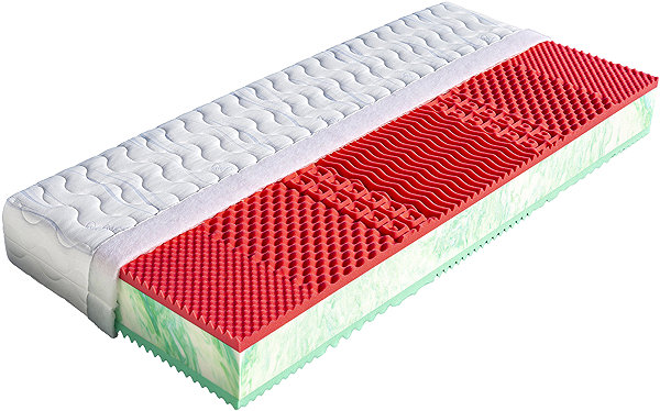 Mattress Wooden bed Ema 1+1 80 × 200 × 19 cm Lyocell ...