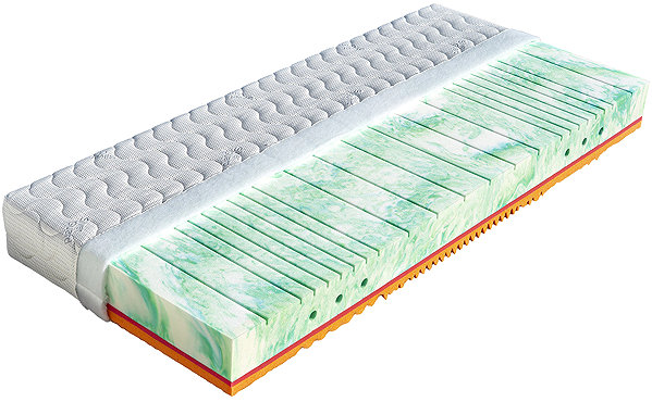 Mattress Wooden bed Lefkada 80 × 200 cm Lyocell ...