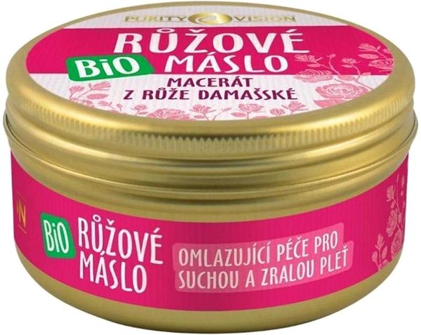 Telové maslo Purity Vision BIO Ružové maslo 70 ml ...