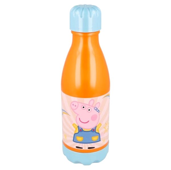 Detská fľaša na pitie ALUM Detská fľaša na pitie Prasiatko Pepa 560 ml oranžová ...
