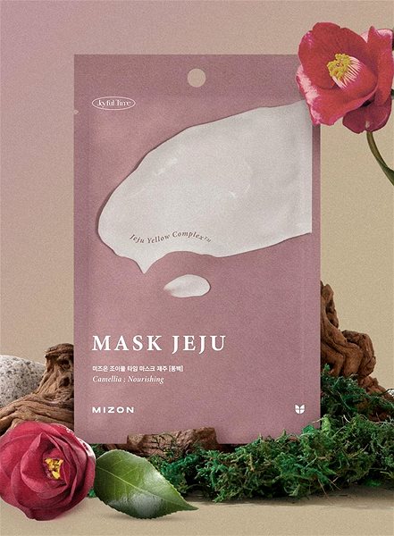 Pleťová maska Mizon Joyful Time Mask Jeju Camellia – Kamélia 23 g ...