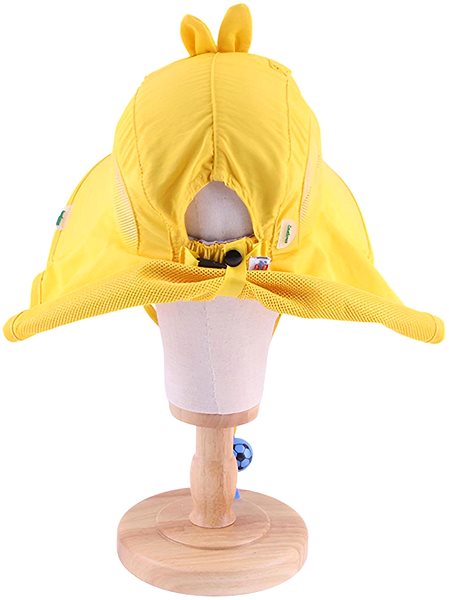 Kids hat For kids Summer hat with whistle yellow, chick .