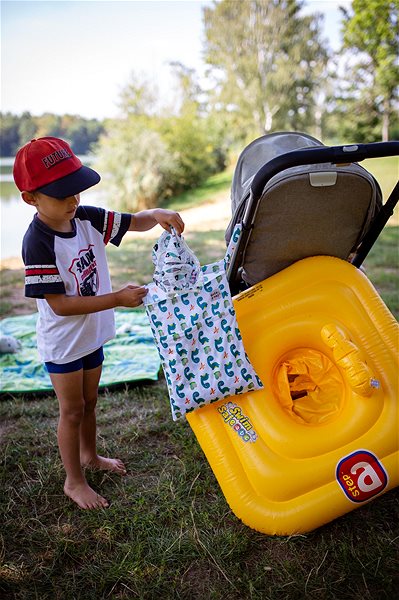 GaGa's Meadow waterproof nappy bag.