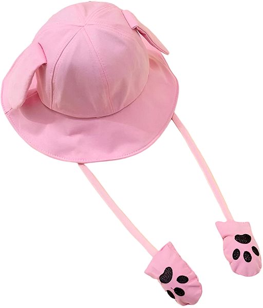 Detská čiapka For Kids Letný klobúčik s pohyblivými ušami, ružový ...