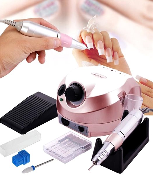 Electric nail file Gordon G603 Nail file with attachments .
