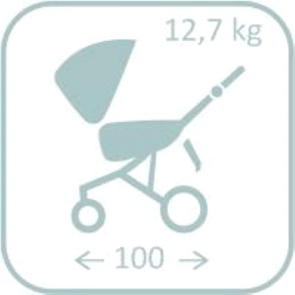 Baby Buggy Bo Jungle Sports Stroller B-SUVVY Cloud Grey Eco Leather ...
