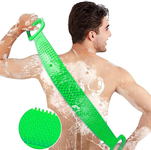 Retoo sponge wash silicone brush with hydromassage towel .