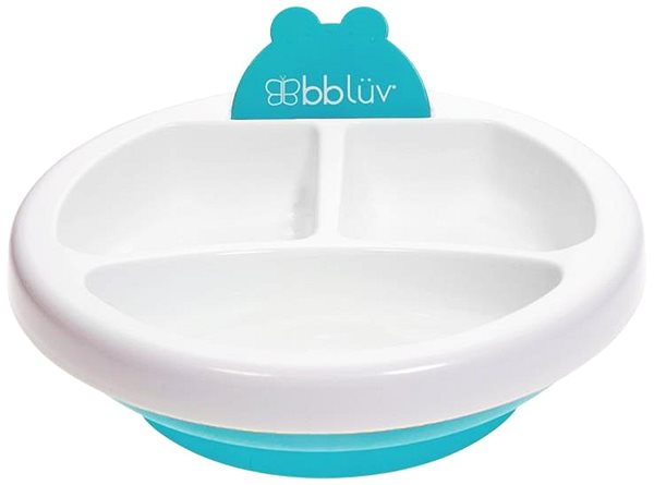 Children's plate BBLÜV Thermal plate Platö Aqua .