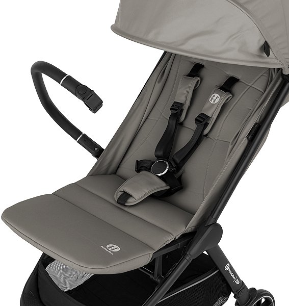 Babakocsi PETITE&MARS Zip Velvet Grey, sport ...