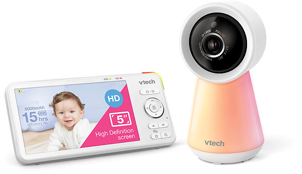 VTech RM5756HD Smart Wi-Fi Video Baby Monitor.