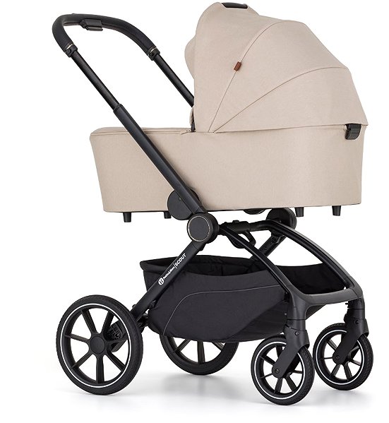 Baby Buggy PETITE&MARS SCOUT 2 in 1 Cappuccino Cream Combination Stroller ...