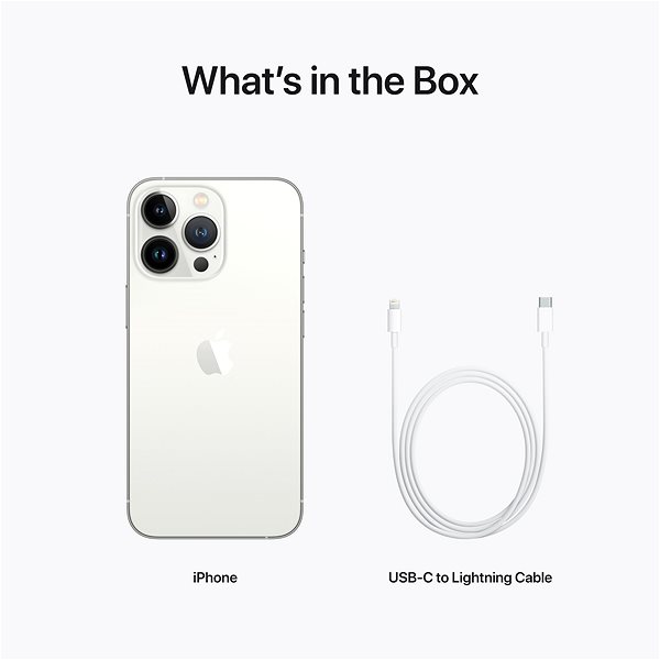 Handy iPhone 13 Pro 128 GB - silber Zubehör