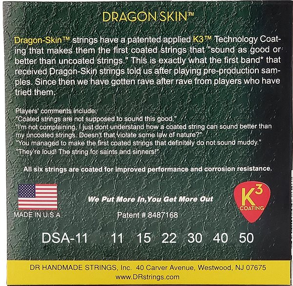 Struny DR Strings Dragon Skin DSA-11 ...