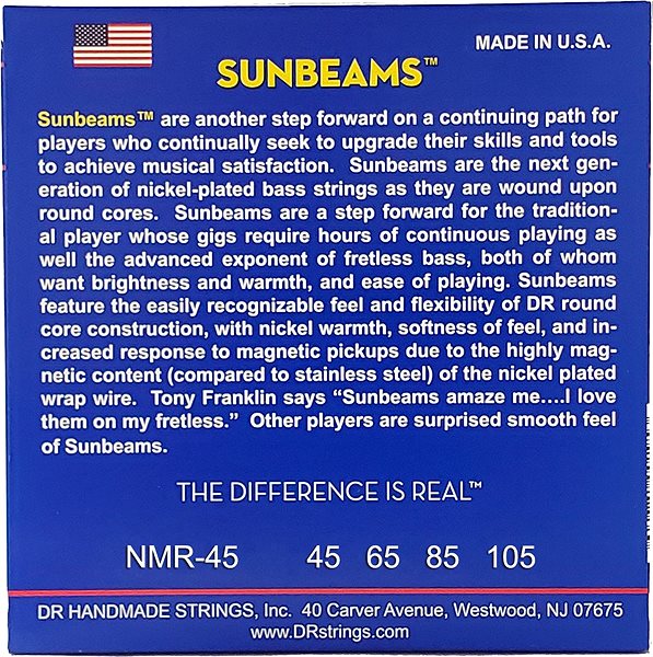 Struny DR Strings Sunbeams NMR-45 ...