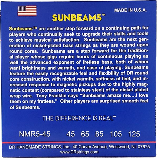 Struny DR Strings Sunbeams NMR5-45 ...