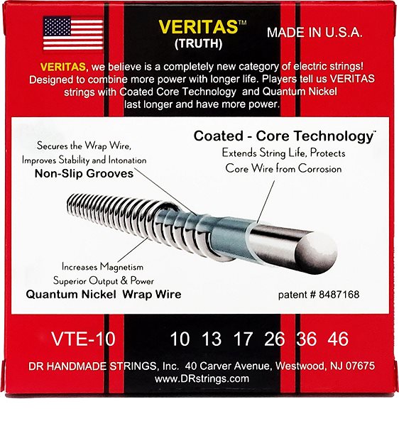 Struny DR Strings Veritas VTE-10 ...
