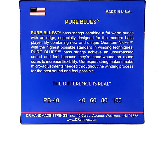 Struny DR Strings Pure Blues PB-40 ...