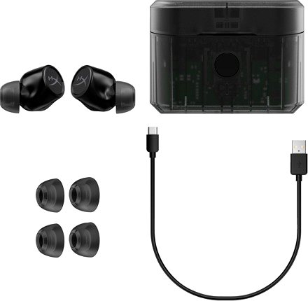 HyperX Cirro Buds Pro Black gaming headset.