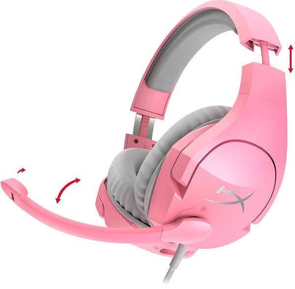 Gaming Headphones HyperX Cloud Stinger Pink Features/technology