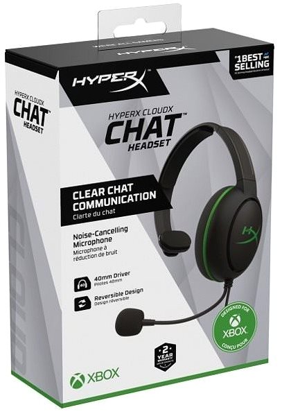 Gaming Headphones HyperX CloudX Chat Packaging/box