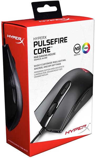 Gaming-Maus HyperX Pulsefire Core Black ...