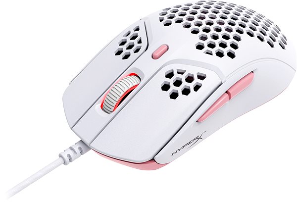 Gaming Mouse HyperX Pulsefire Haste White/Pink Connectivity (ports)