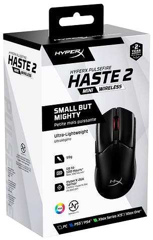 Herná myš HyperX Pulsefire Haste 2 Mini, čierna ...