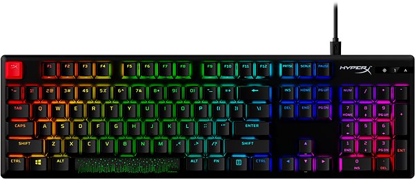Gaming-Tastatur HyperX Alloy Origins PBT Aqua - US ...