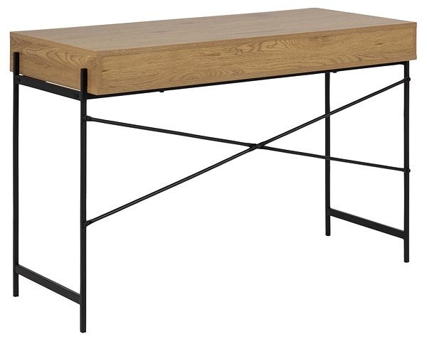 Písací stôl DESIGN SCANDINAVIA Angus 110 cm, prírodný ...