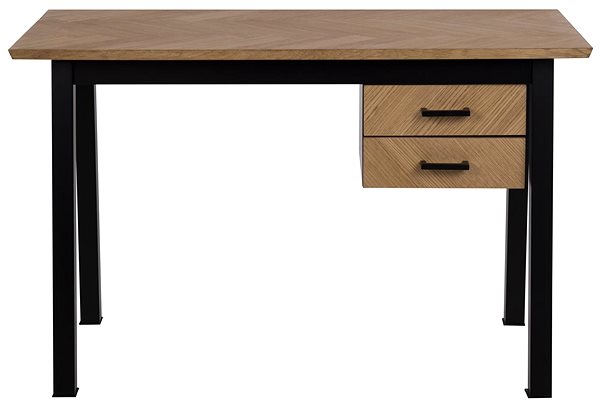 Písací stôl DESIGN SCANDINAVIA Brighton 130 cm, dub ...