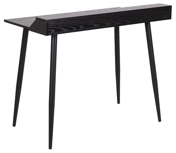 Písací stôl DESIGN SCANDINAVIA Joe 100 cm, čierny ...