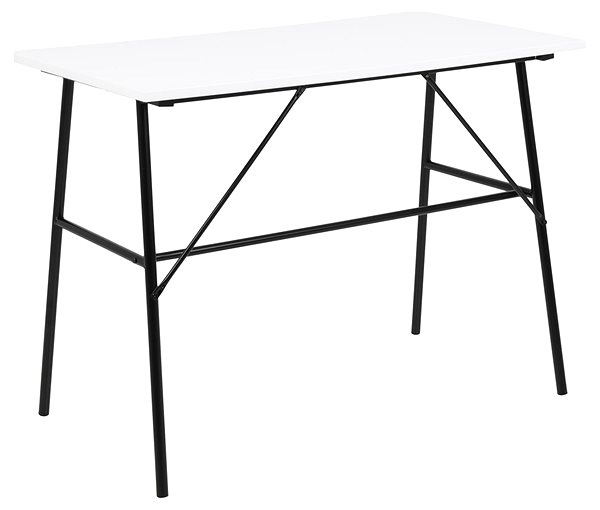 Písací stôl DESIGN SCANDINAVIA Pascal 100 cm, biely ...