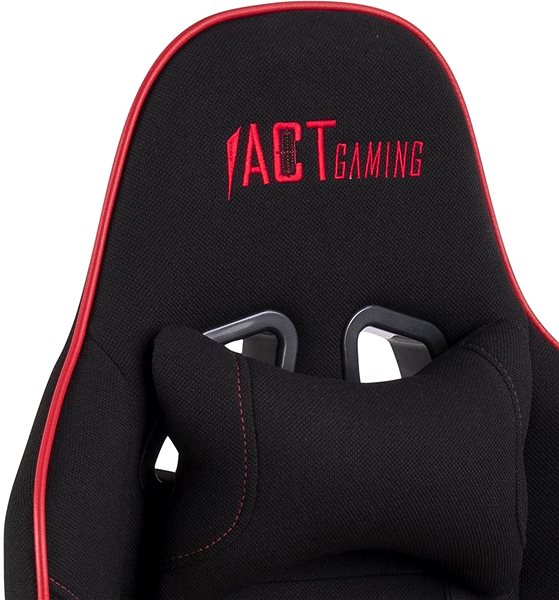 Gaming-Stuhl DESIGN SCANDINAVIA Alpha, Stoff, schwarz/rot Mermale/Technologie