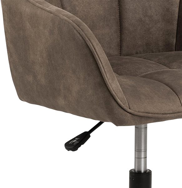 Kancelářská židle DESIGN SCANDINAVIA Brenda, tkanina, světle hnědá Vlastnosti/technologie