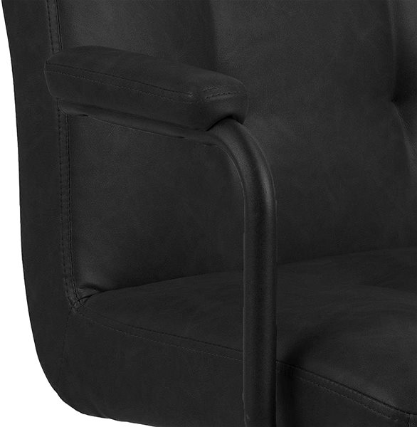 Kancelárska stolička DESIGN SCANDINAVIA Cosmo, syntetická koža, čierna Vlastnosti/technológia