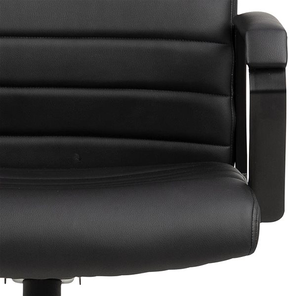 Kancelárska stolička DESIGN SCANDINAVIA Charles, syntetická koža, čierna Vlastnosti/technológia