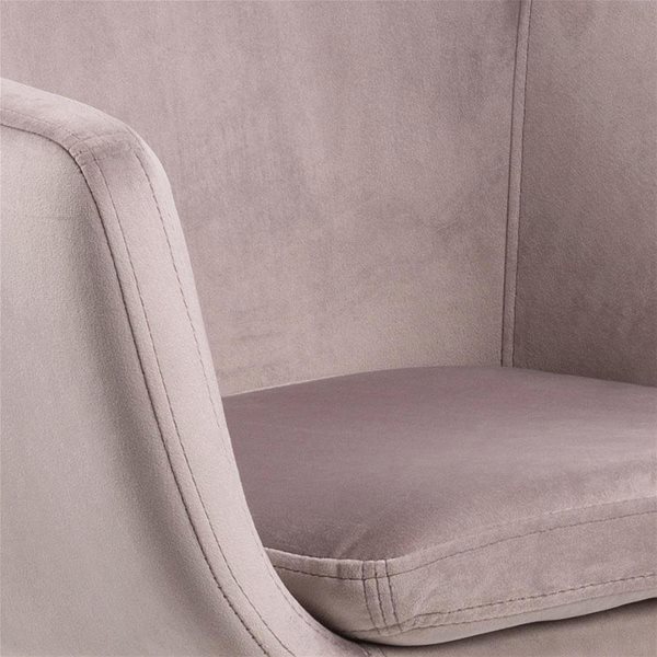 Irodai szék DESIGN SCANDINAVIA Nora, szövet, rózsaszín Jellemzők/technológia