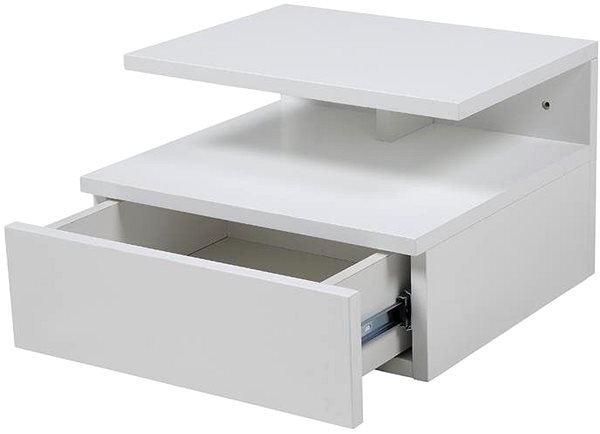 Éjjeliszekrény Ashlan Éjjeliszekrény, 35 cm, fehér ...