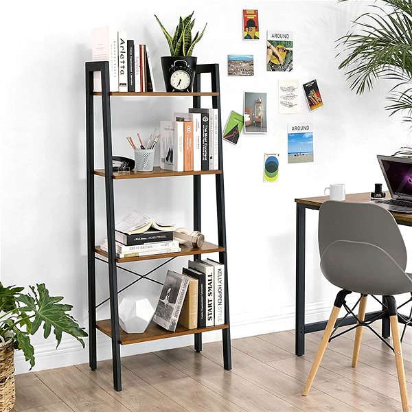 Shelving Unit Shelf Mohamed, 137 cm, brown Lifestyle