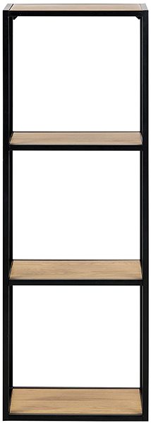 Polc Seaford Fali polc 4 polcos, 108 cm, tölgy dekor Képernyő