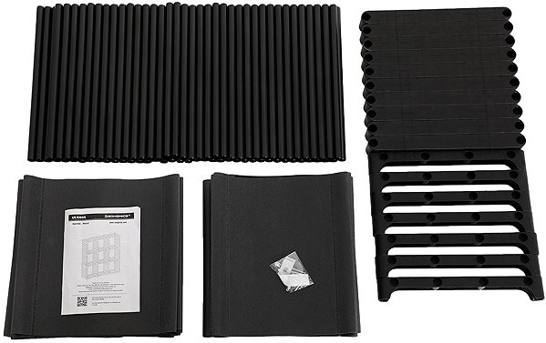 Shelf Songmics Multifunctional cabinet Bea 9 black ...